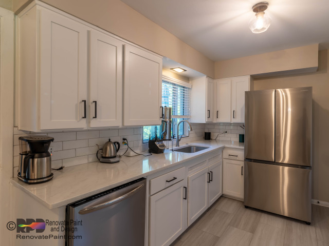 Big Impression for Smallish Kitchen contemporary-kitchen