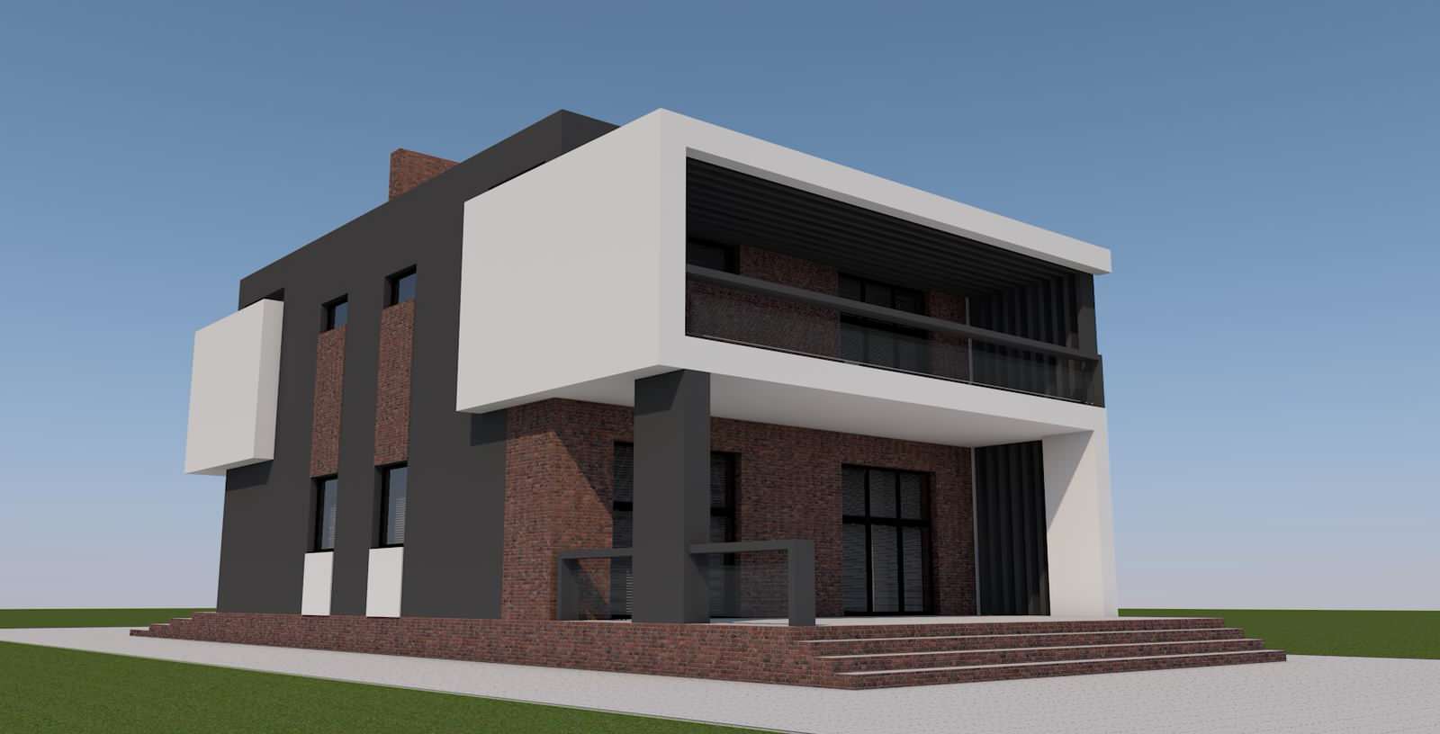 Архитектура дома в стиле Хай-тек