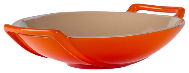 Le Creuset Wok Dish Specialty Serveware By Le Creuset Of America Stoneware Wok Dish 28 Ounce