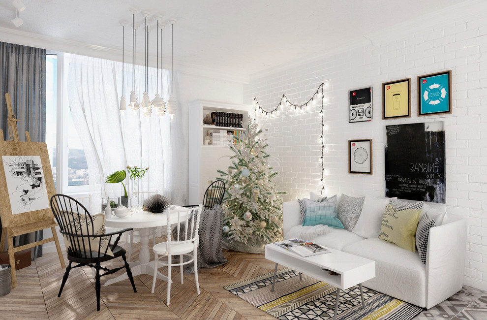 Однушка в скандинавском стиле