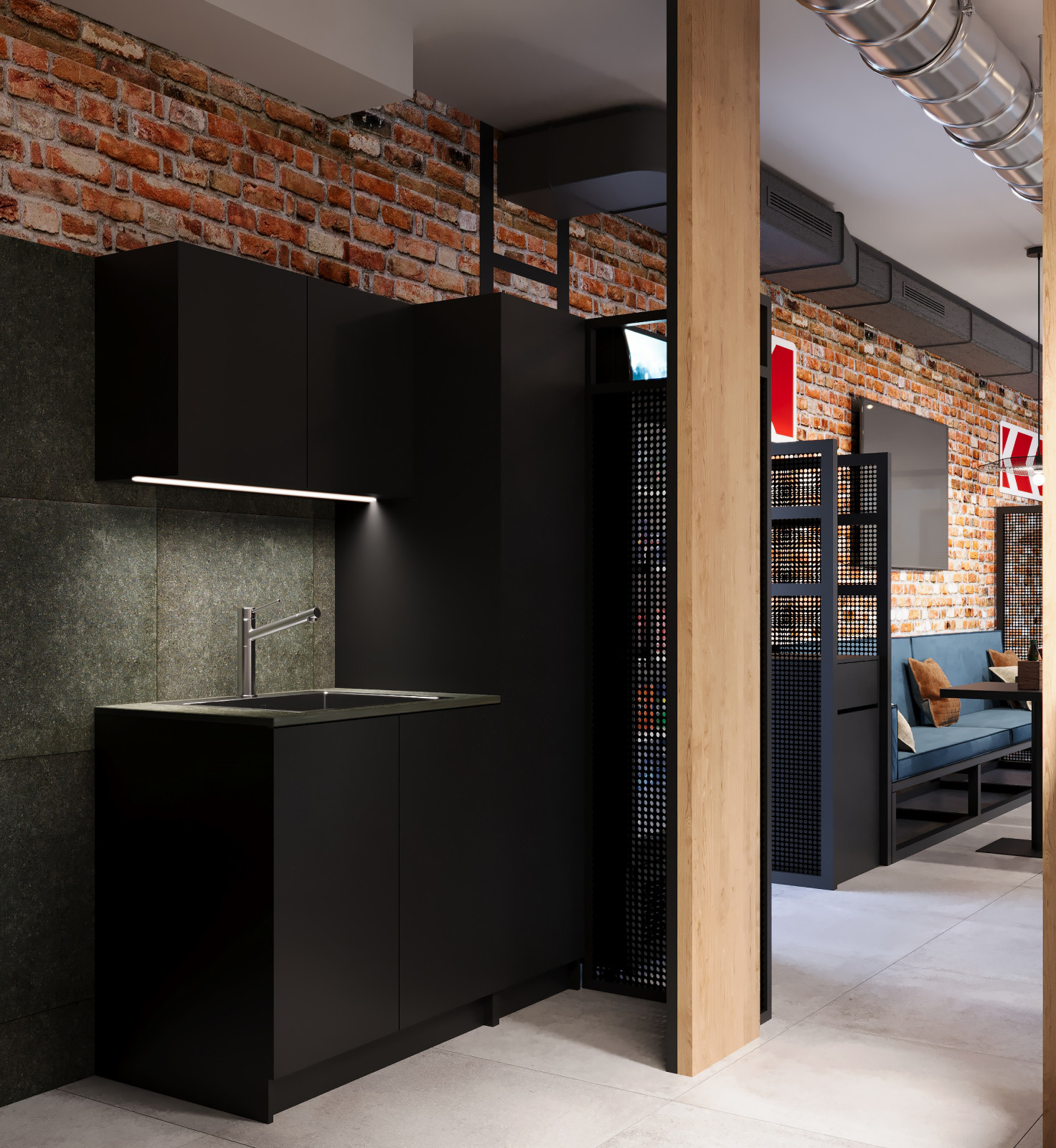 Пиццерия "Станция 9/1" с летней верандой в Томске