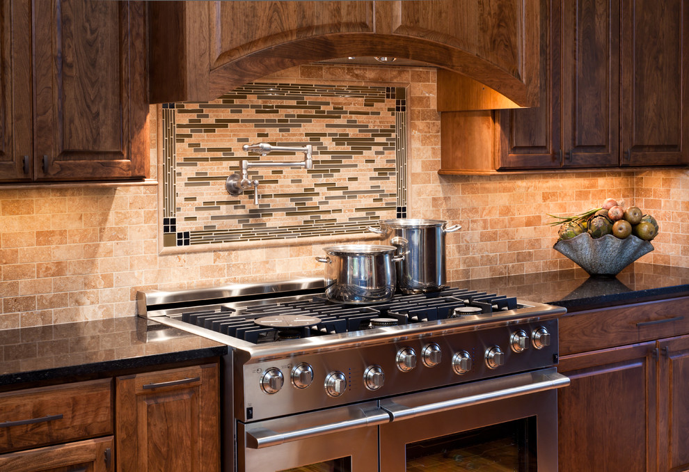 Elegant kitchen photo in Portland