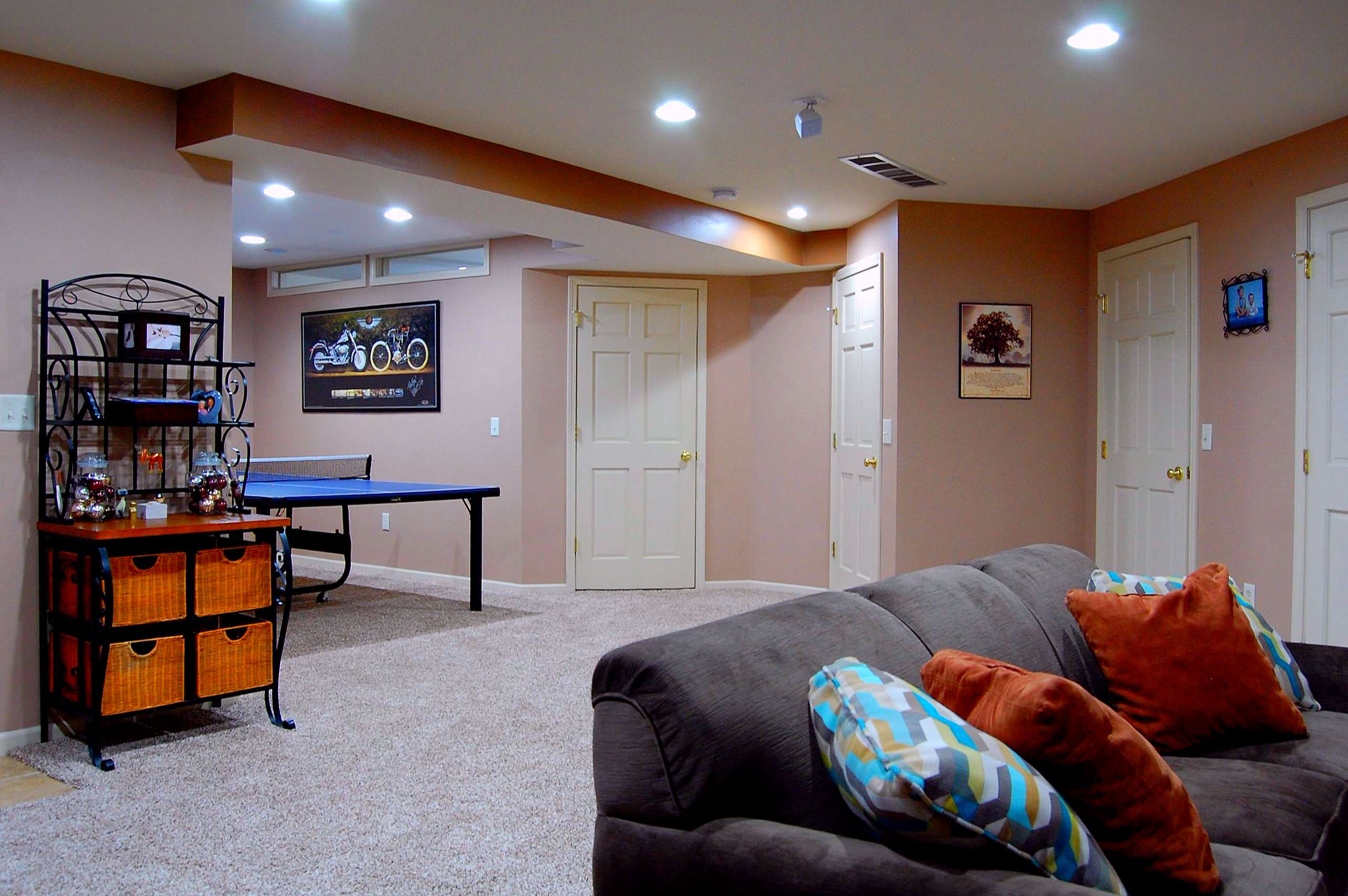 Finished Lower Level in Germantown, WI.