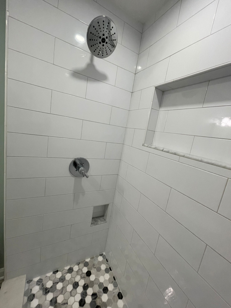 Townhouse master bathroom