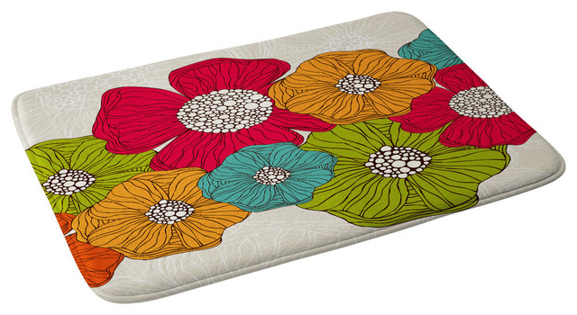 Valentina Ramos Flowers Memory Foam Bath Mat Contemporary - Memory Foam Bath Rug 24 X 36 Valentina Ramos Flowers Memory Foam Bath Mat Contemporary - Memory Foam Bath Rug 24 X 36