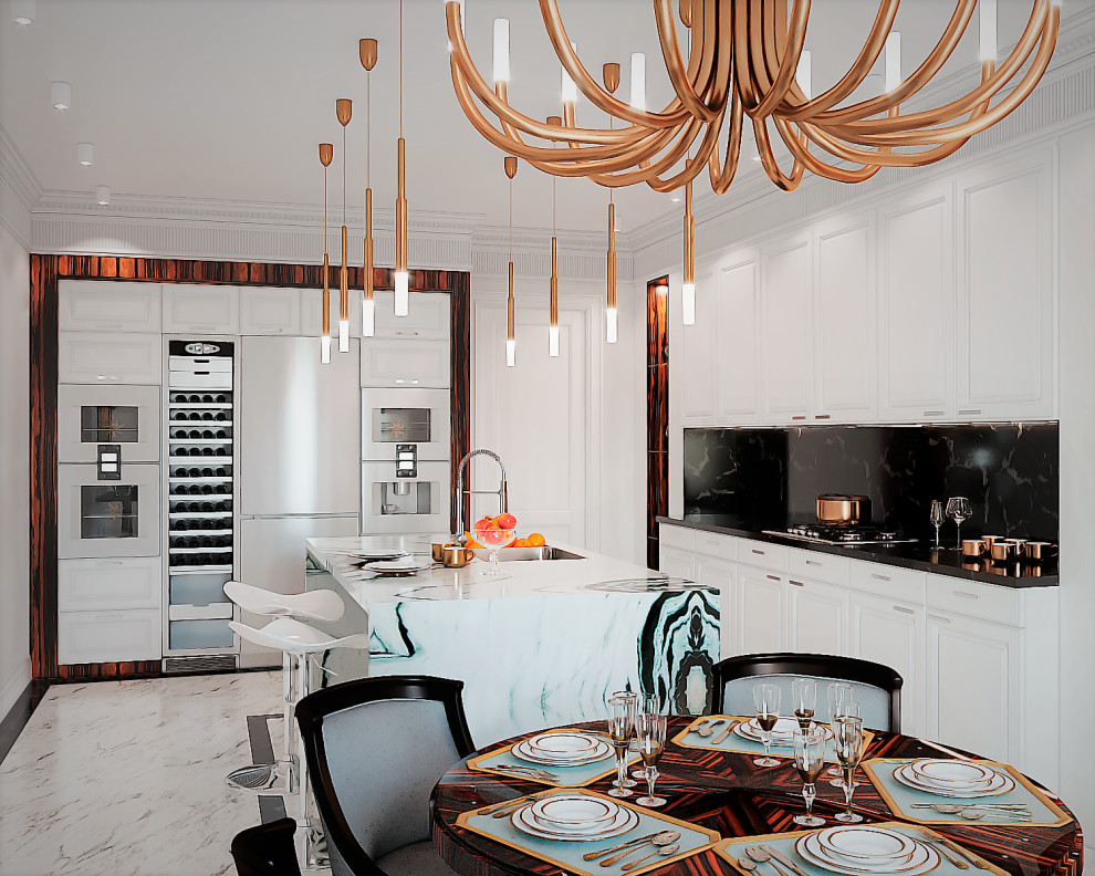 Меблирование загородного дома на рублевском ш