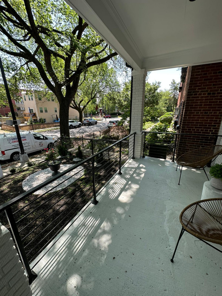 Front entrance Metal Railings & Handrail