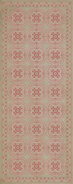 Pattern 28 Dollhouse 36x90 Vintage Vinyl Floorcloth - Contemporary ...