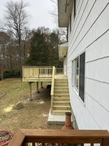 Pressure Treated Lumber Deck