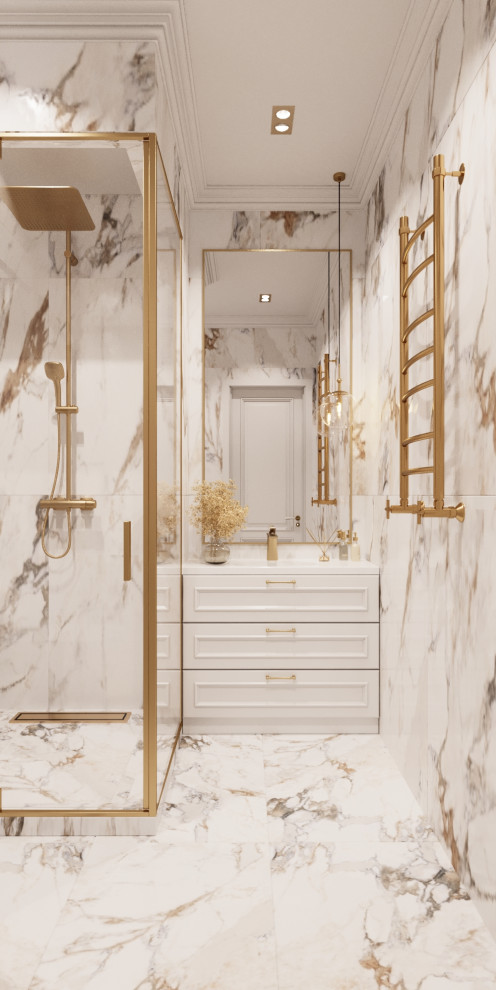 5. Calm classic. Большой санузел