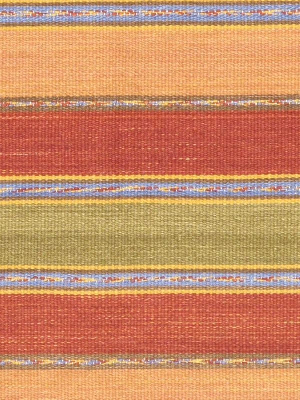 Flat-weave Izmir Kilim Copper Wool Kilim 4'8" x 6'7"