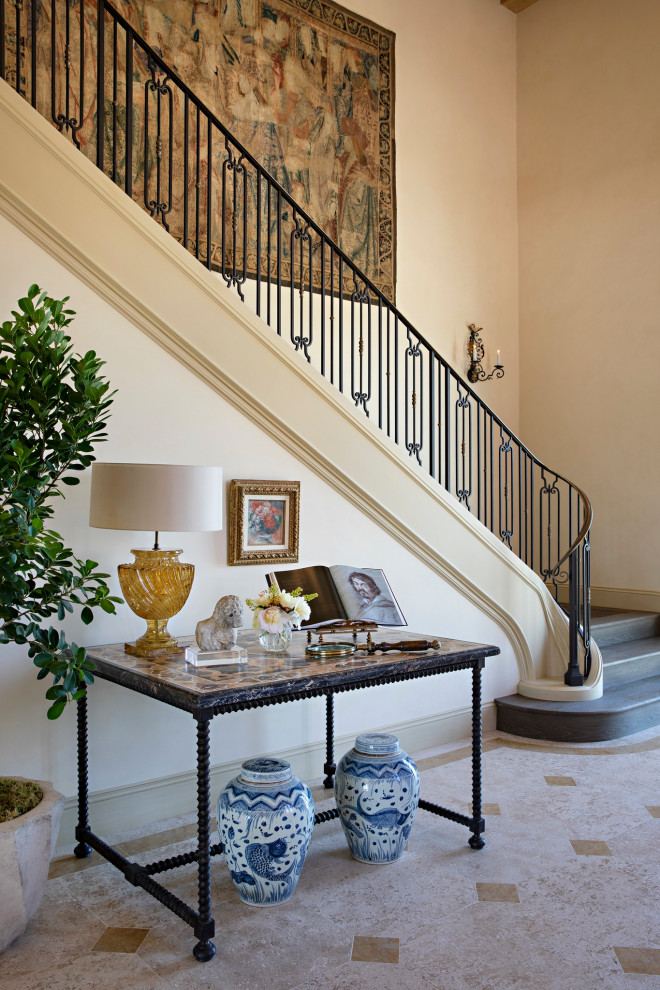 This is an example of a mediterranean entrance in Orange County.