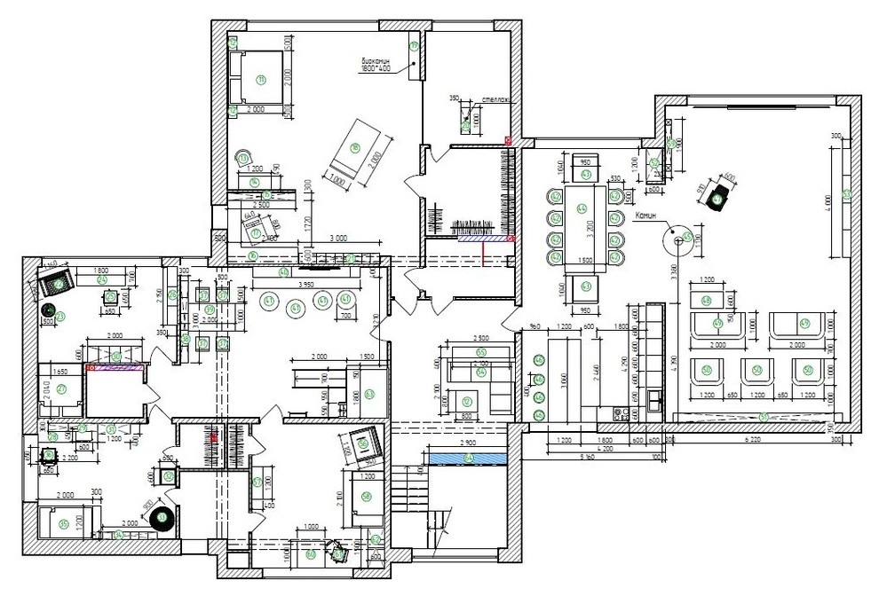 Загородный дом в п. Молодежный 800м2