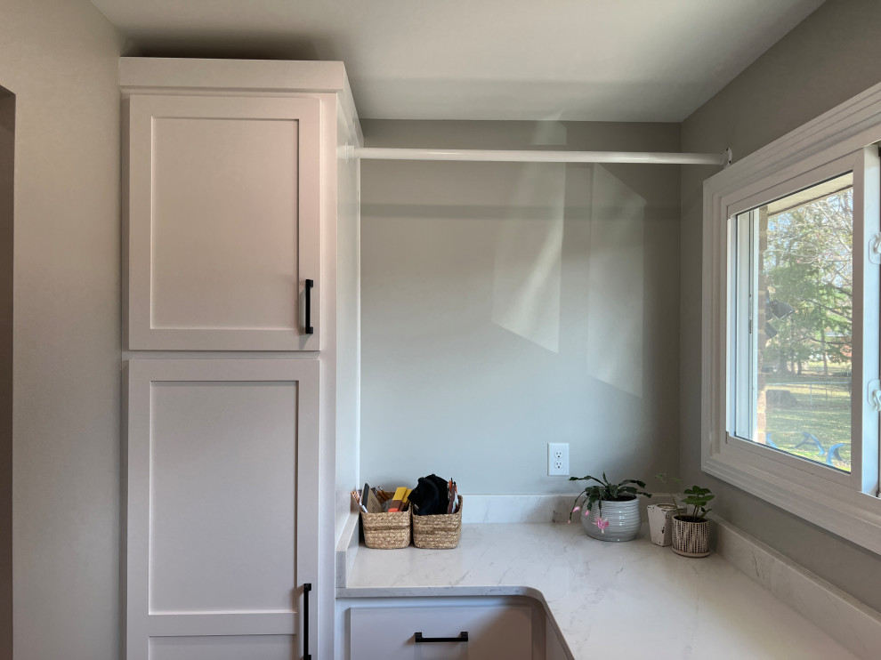 Sage Kitchen and Laundry Room