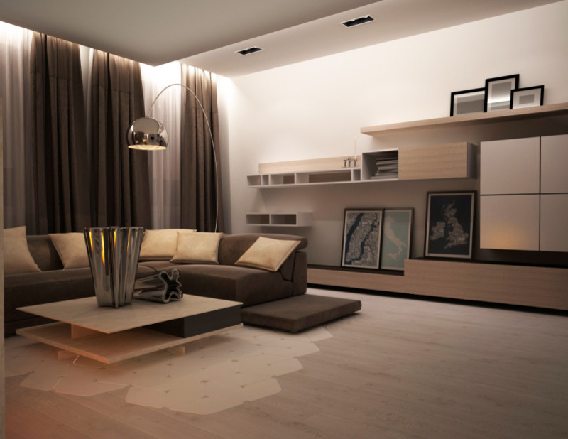 Дизайн интерьера гостинной