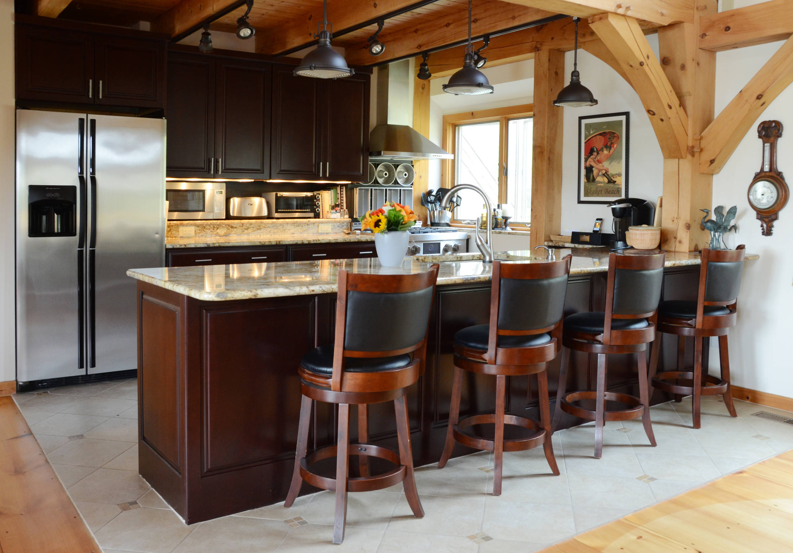 Cap Cod Style Timber Frame My Houzz: Memories Fill a Cape Cod Timber-Frame Home