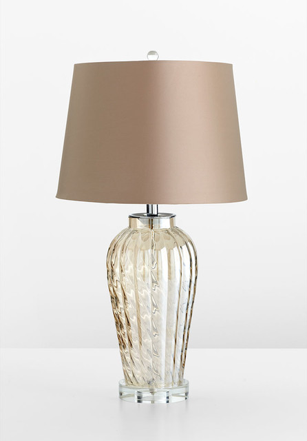 champagne glass table lamp