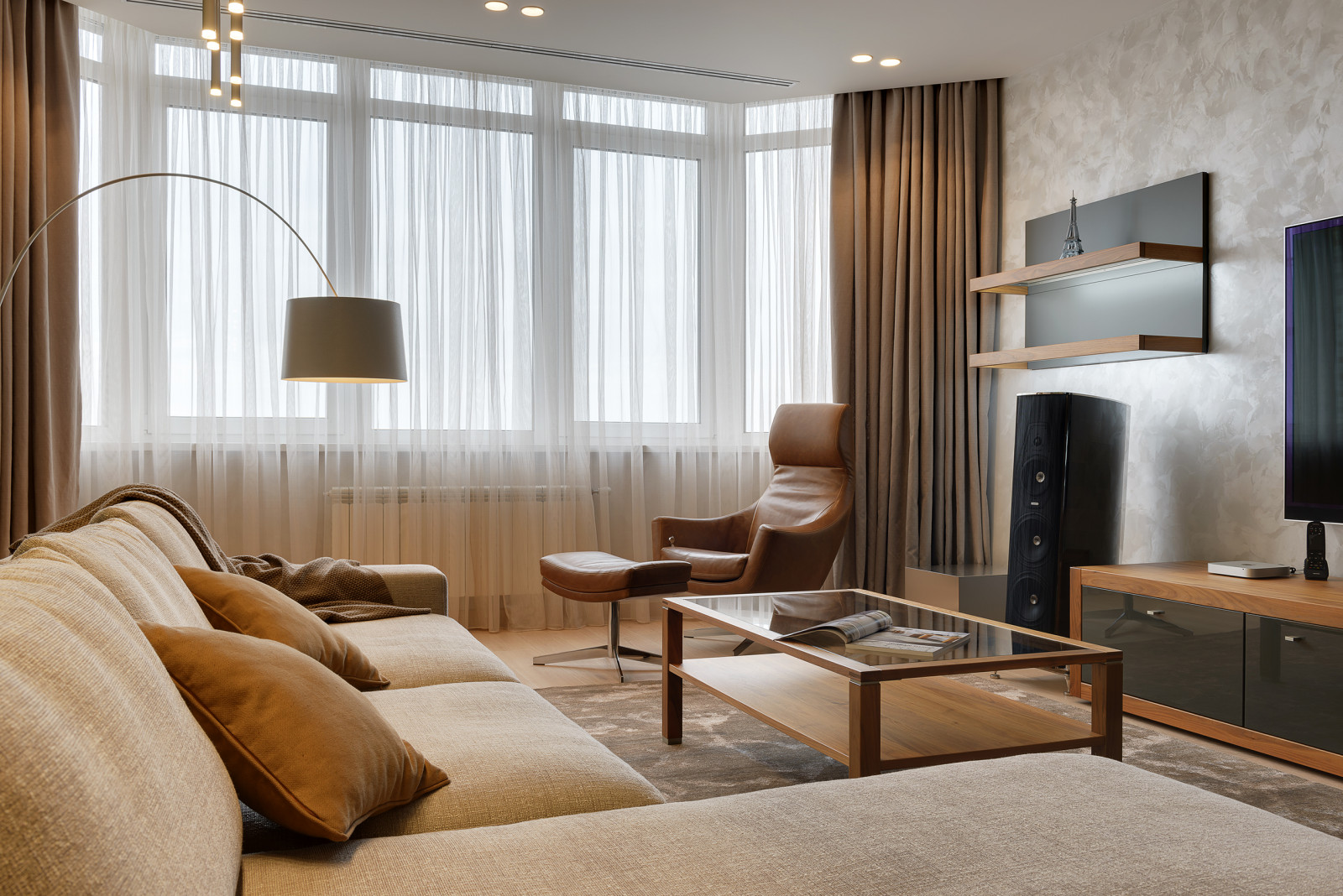 Функциональный дизайн гостиной