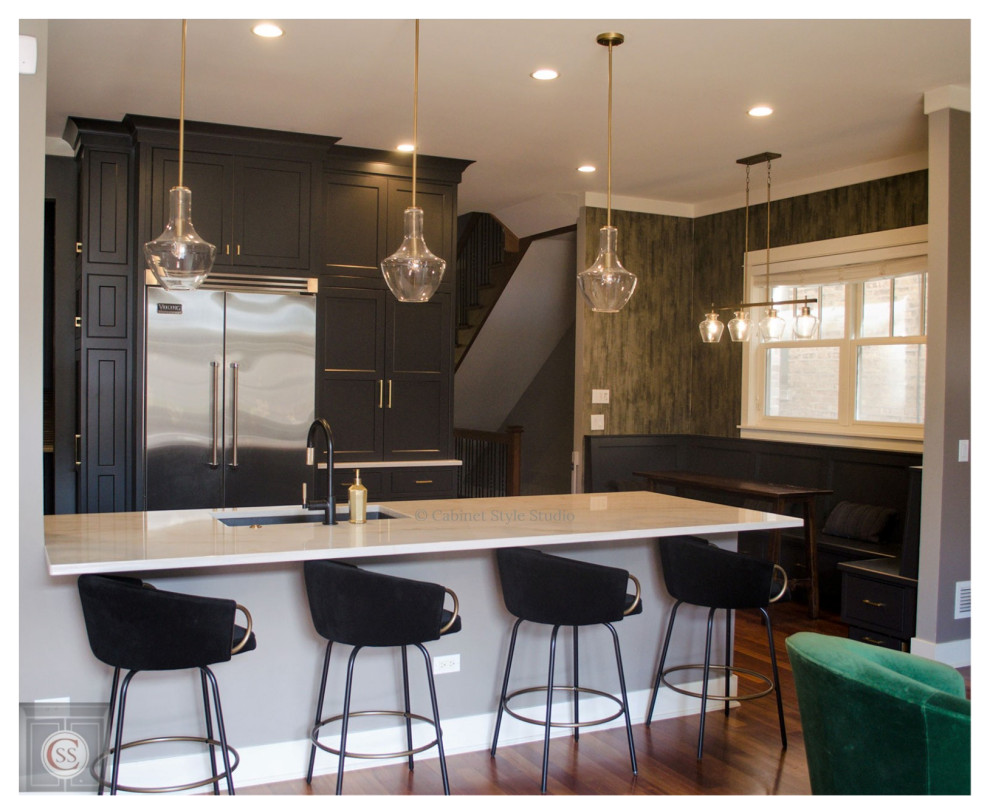 Green with Envy Backsplash - Transitional - Kitchen - Chicago - by ...