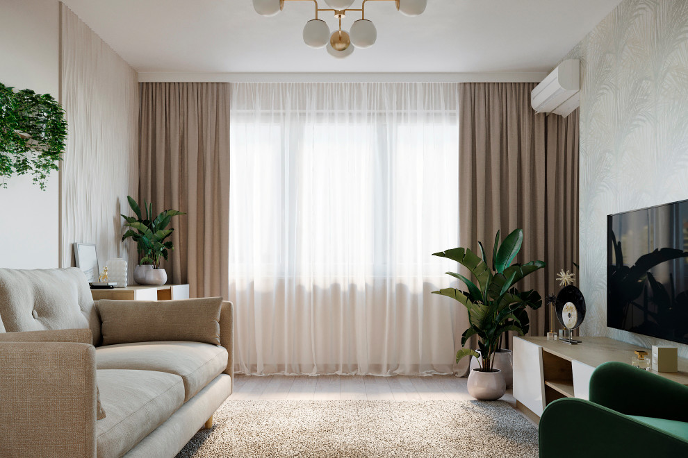 Гостиная для любительницы цветов и зелени