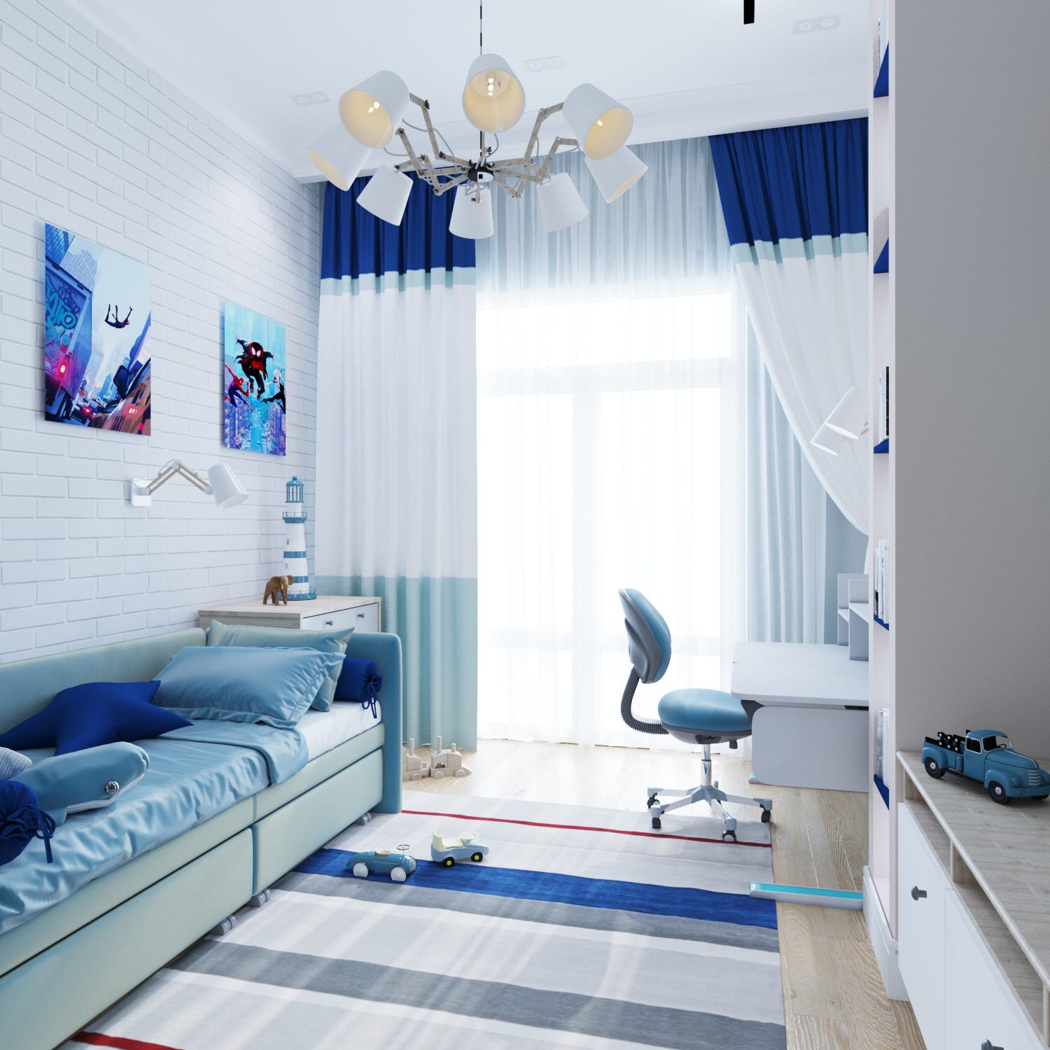 интерьер квартиры 117 квм. г. Новосибирск