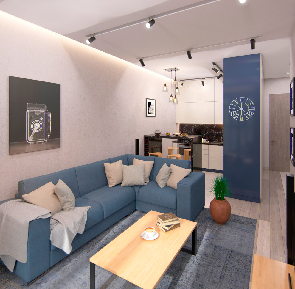 Небольшой лофт для молодой пары