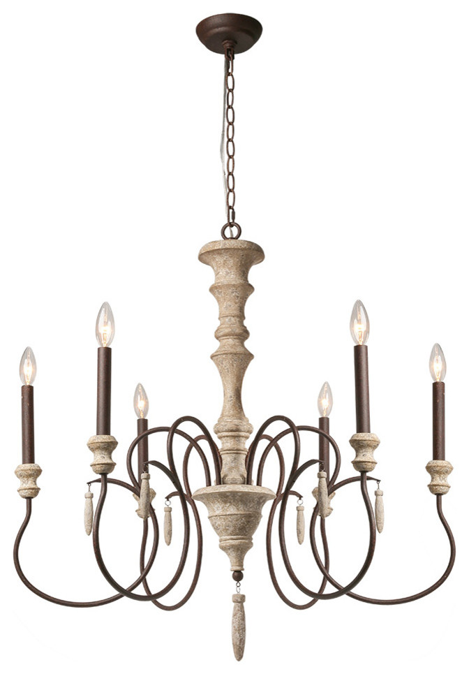 Lnc 6 Light Shabby Chic French Country, 4 Light Led Vanity Fixture Saltarelli Collection