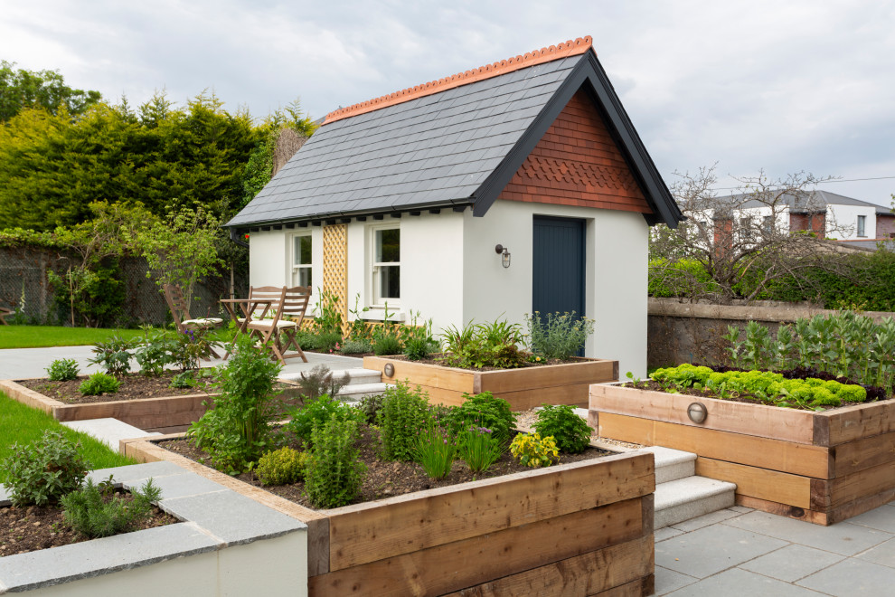 Inspiration for a transitional shed remodel in Dublin