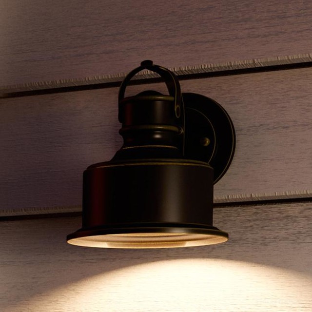 View of Luxury Industrial Chic Outdoor Wall Light, Reno Series - Traditional ...
