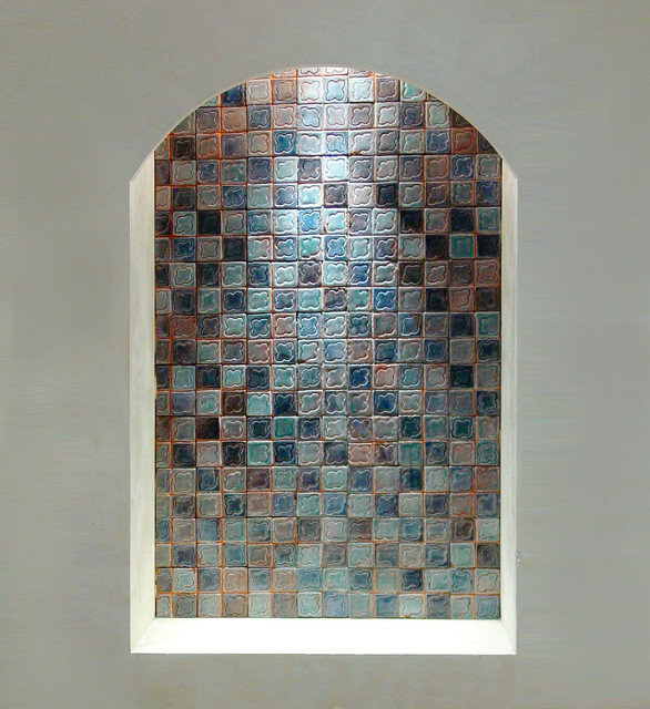 Architectural ceramics niche modern-entrance