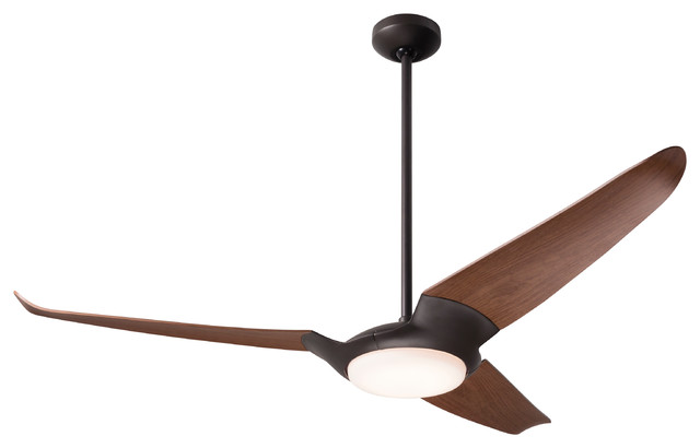 Modern Fan Ic Air3 Led Light Dark Bronze 56 Ceiling Fan With