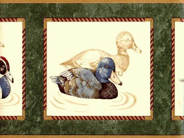 Wallpaper Borders Ducks Wallpaper Border, Prepasted - Farmhouse