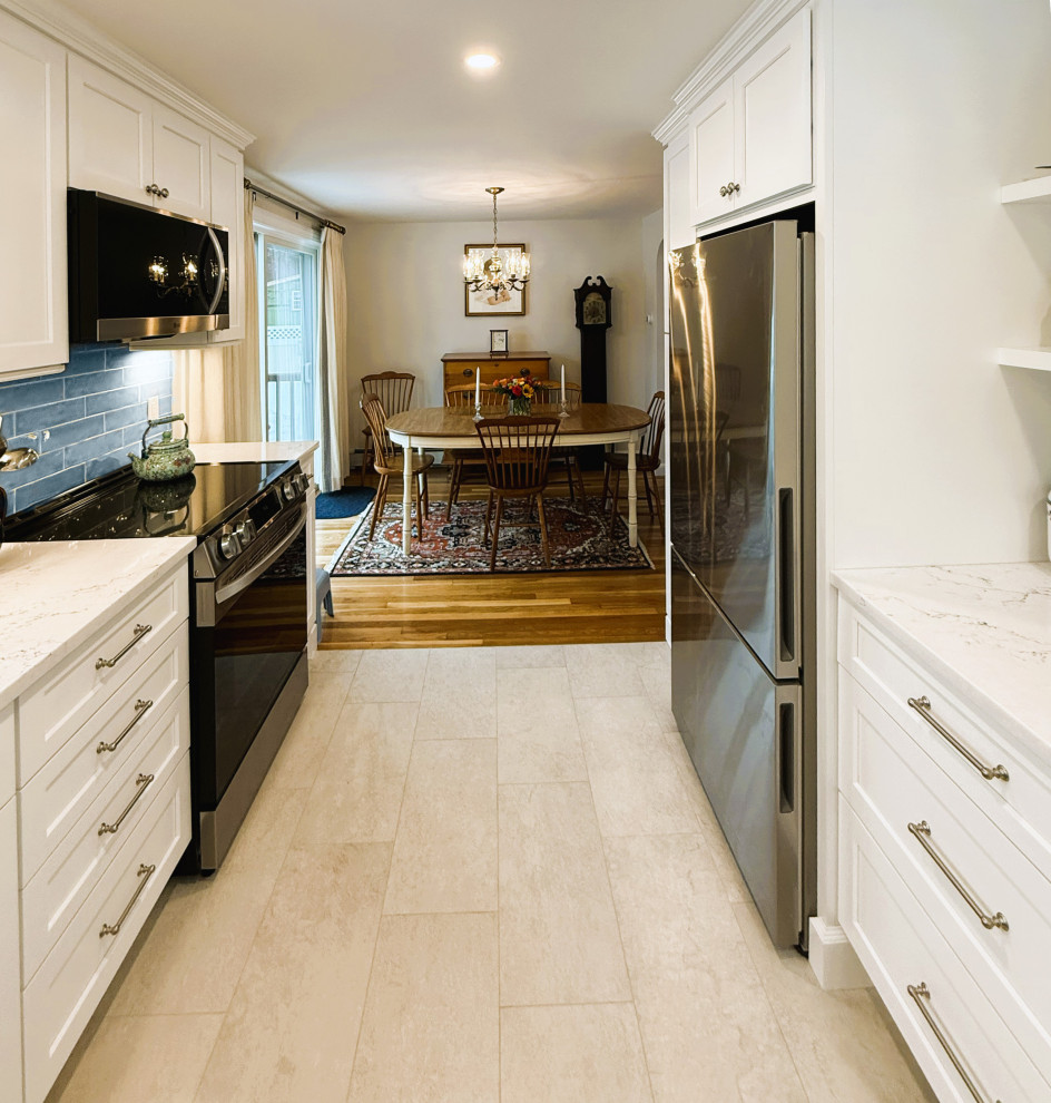 Balanced Blue Kitchen