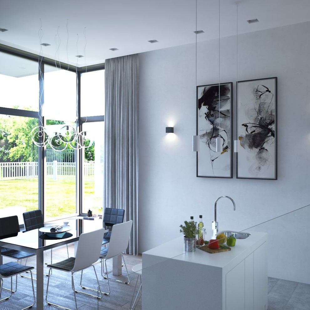 Гостиная в загородном доме