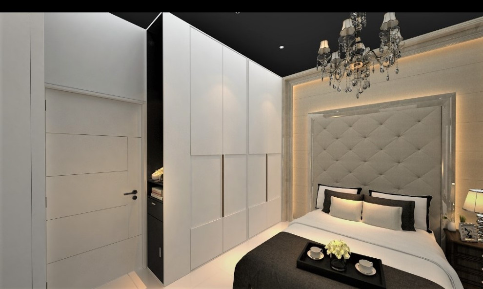 Design ideas for a mediterranean bedroom in Delhi.