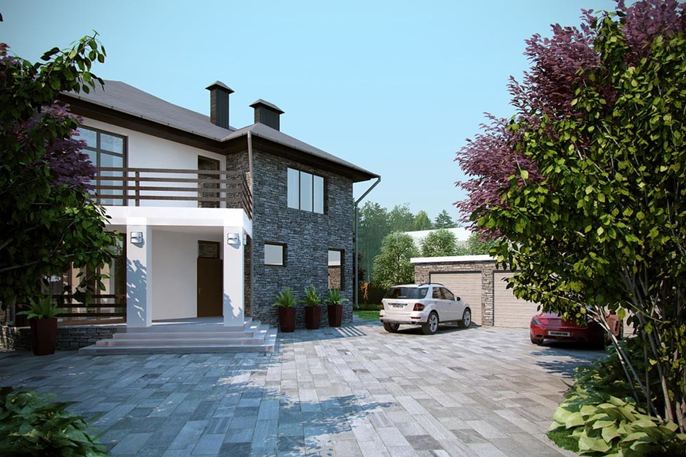 Дизайн частного сада 18 соток