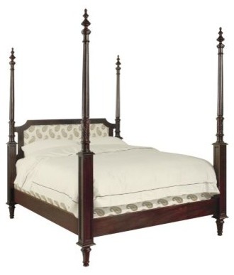 5454-11-Belle Queen Poster Upholstered Bed