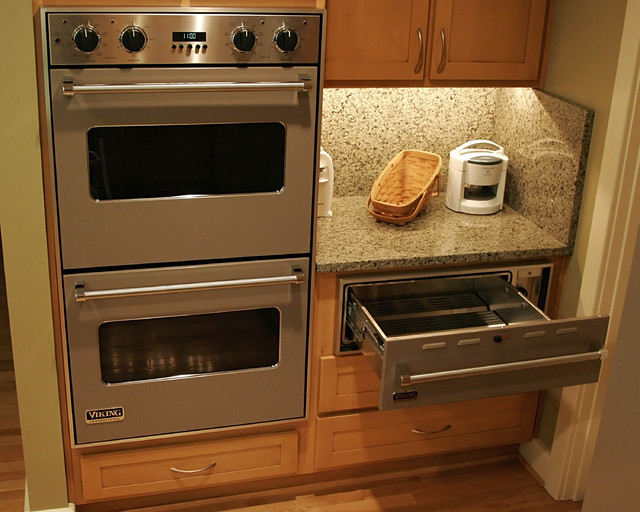 Granite Glass Countertop Contemporary Kitchen Other By