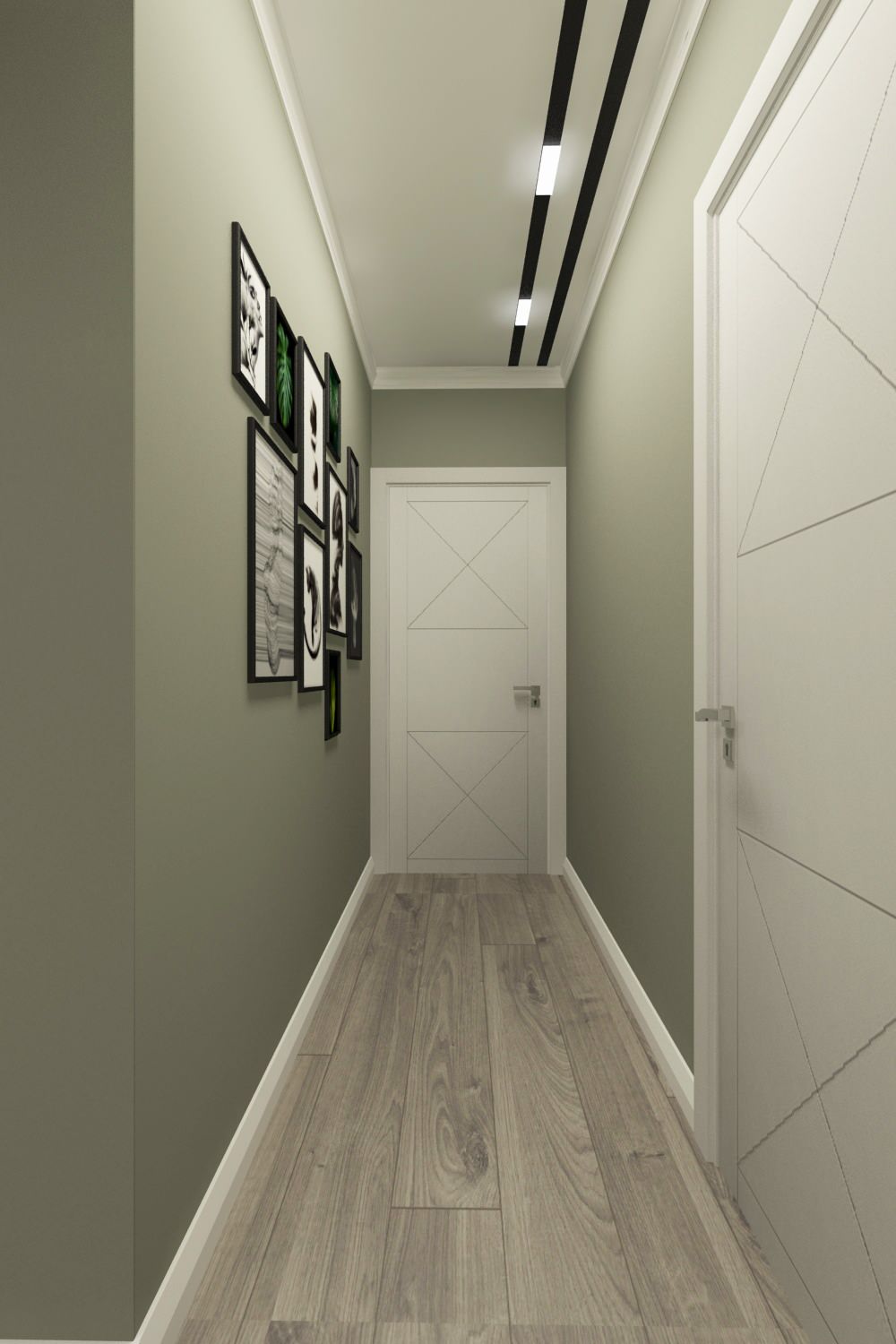 Трехкомнатная квартира в современном стиле в г. Новороссийск