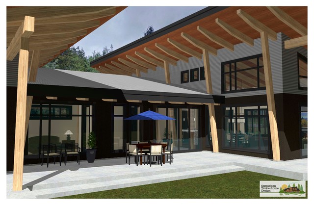 Samuelson Timberframe Design contemporary