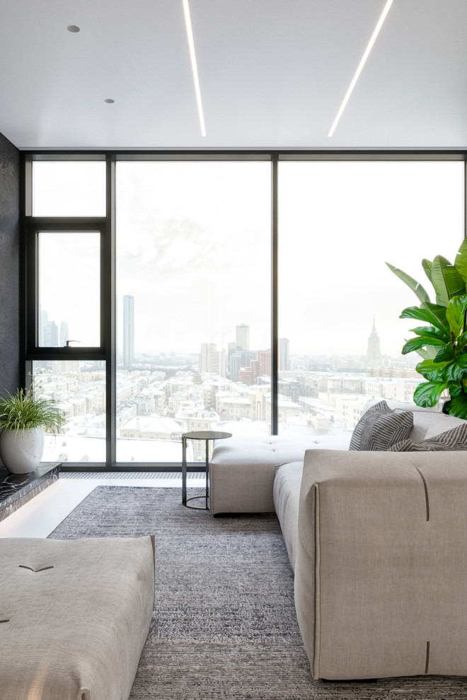 Белая квартира (гостиная)