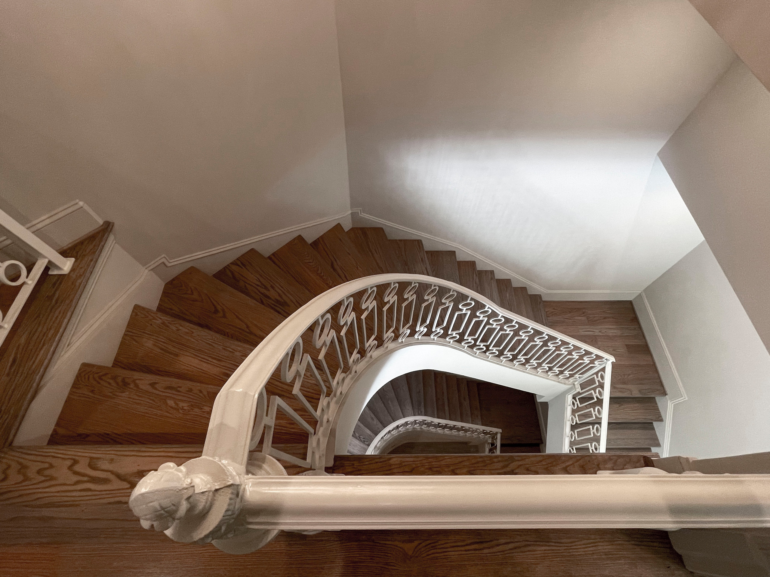 104_Curved Staircases in 18th Century French Inspired Mansion, Mclean VA 22101
