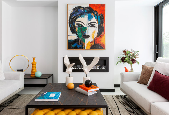 CASA LAS LOMAS modern-living-room