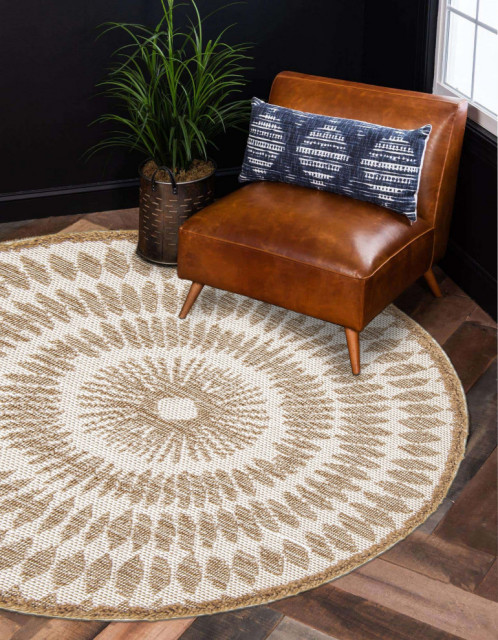 Manon Rug Manon Area Rug, 8'x8' - Beach Style - Area Rugs - by ECARPETGALLERY | Houzz