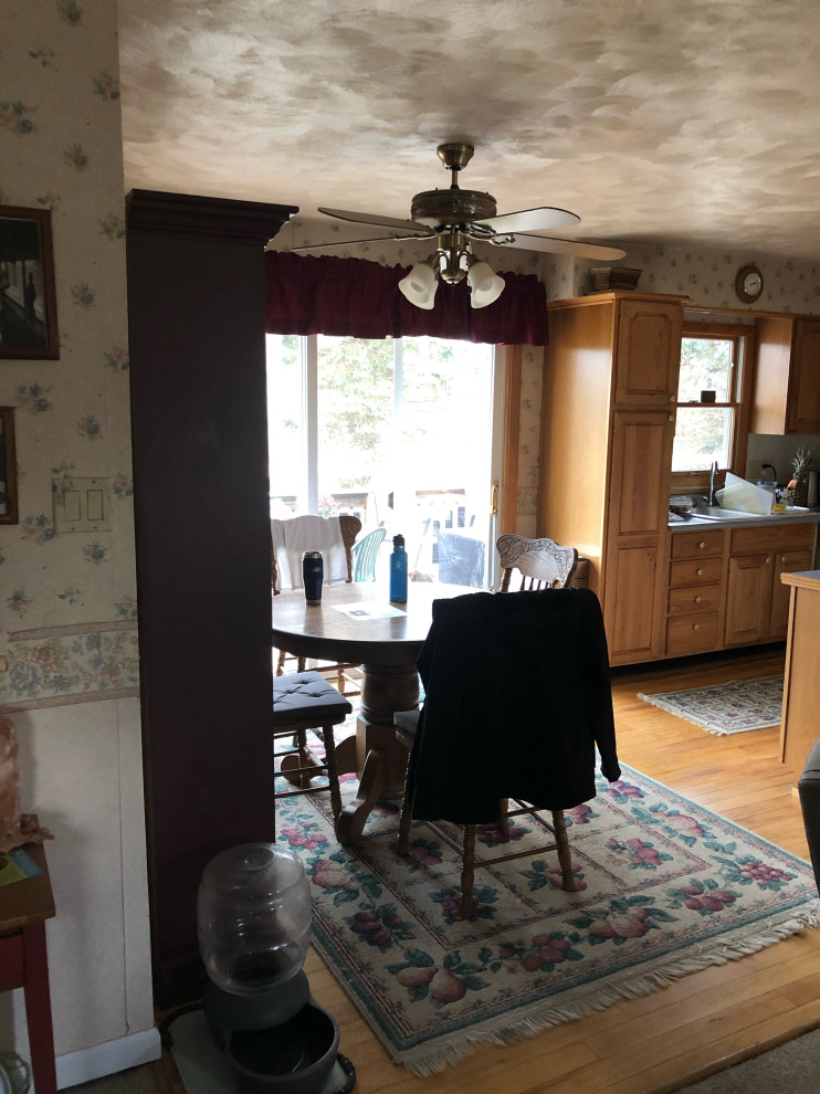 Small old dining room & kitchen