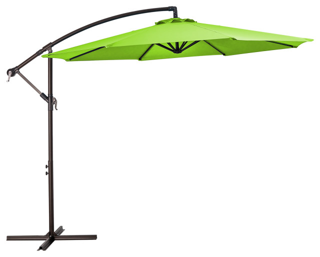 Jearey 10' Outdoor Cantilever Market/Garden Umbrella, 10