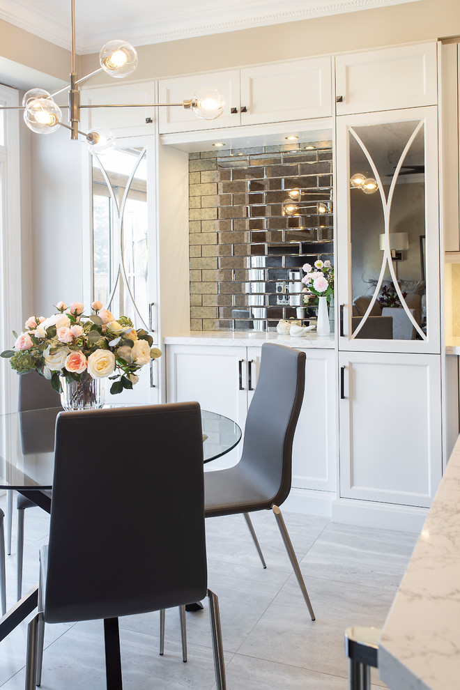 Inspiration for a transitional kitchen remodel in Toronto