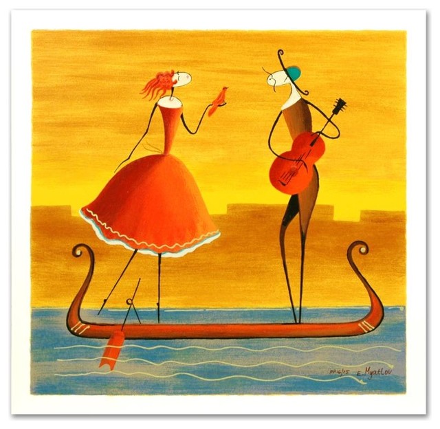 "Love on a Gondola" Art, Myatlov, Ester