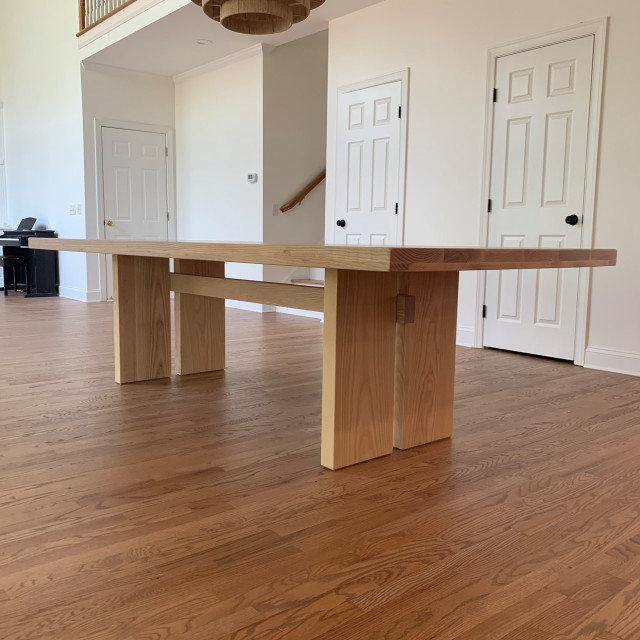 Scandinavian Ash Dining Table nordico-comedor