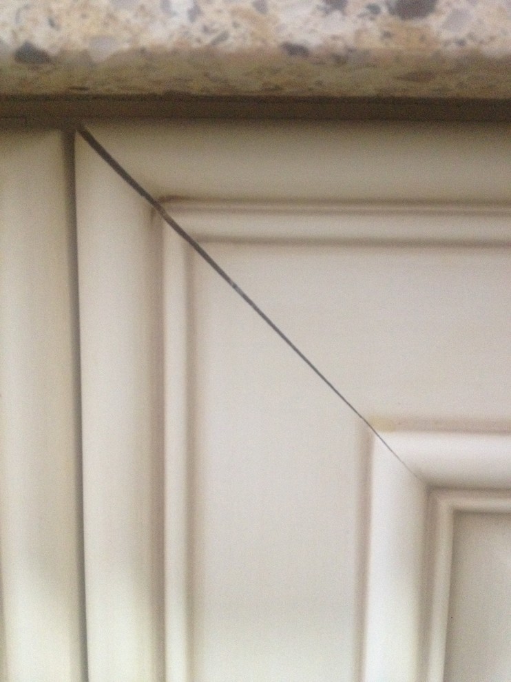 Cracked kitchen doors